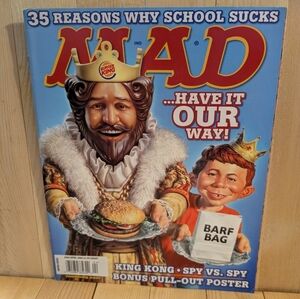 MAD Magazine with Burger King Cover